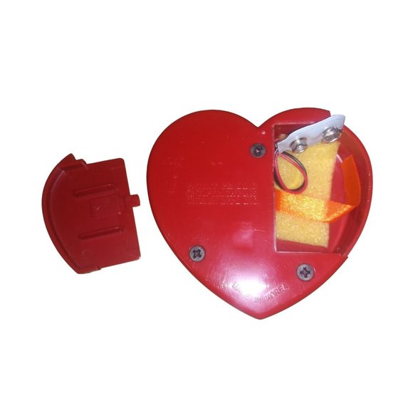 VTG Heart To Hear Yellow Bear Stuffed Animal Yellow Pajamas Stuffed Heart Plush - Picture 7 of 11